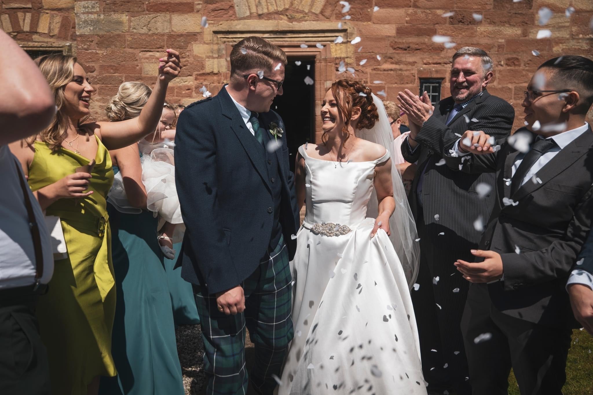 Tartan trews or trousers outfit to hire from Anderson Kilts. Modern Douglas, Queen of the South and Highland Granite tartans to wear with a choice of crail jackets. Available from Anderson Kilts Dumfries