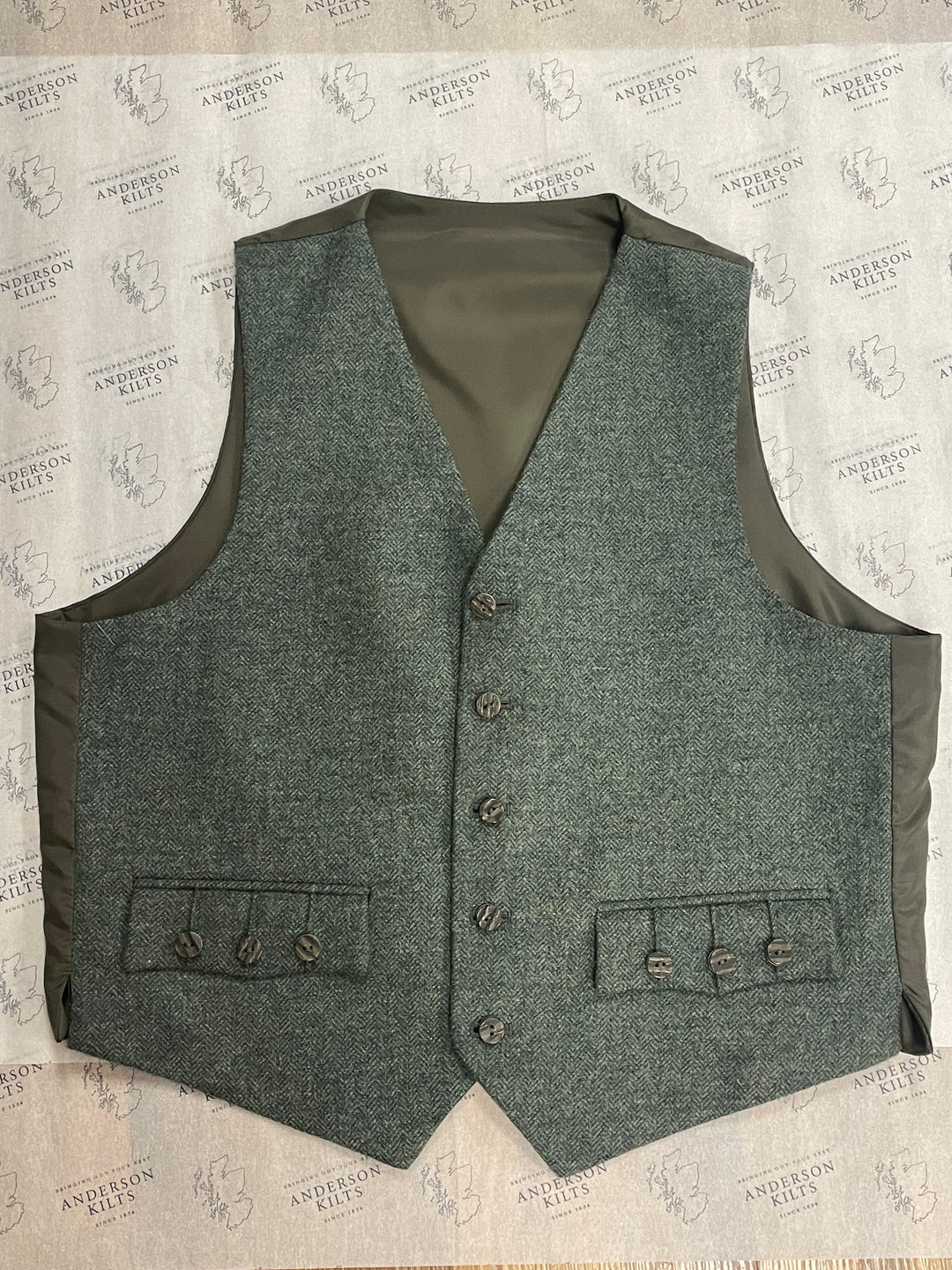 NEW Argyl 5 Button Waistcoat  - 42 Reg
