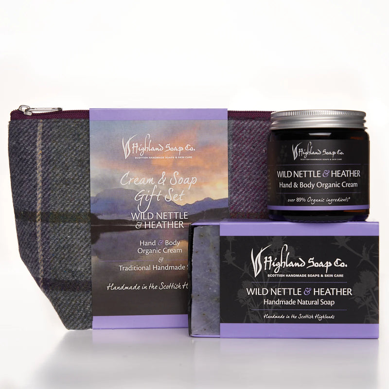 Wild Nettle & Heather Soap & Cream Gift Set