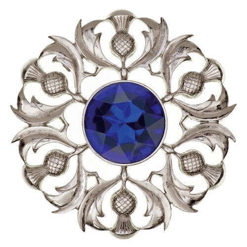 Scottish Thistle Plaid Brooch 234
