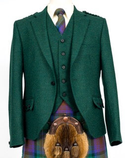 Tweed Jacket & Vest, Tweed Kilt Jacket