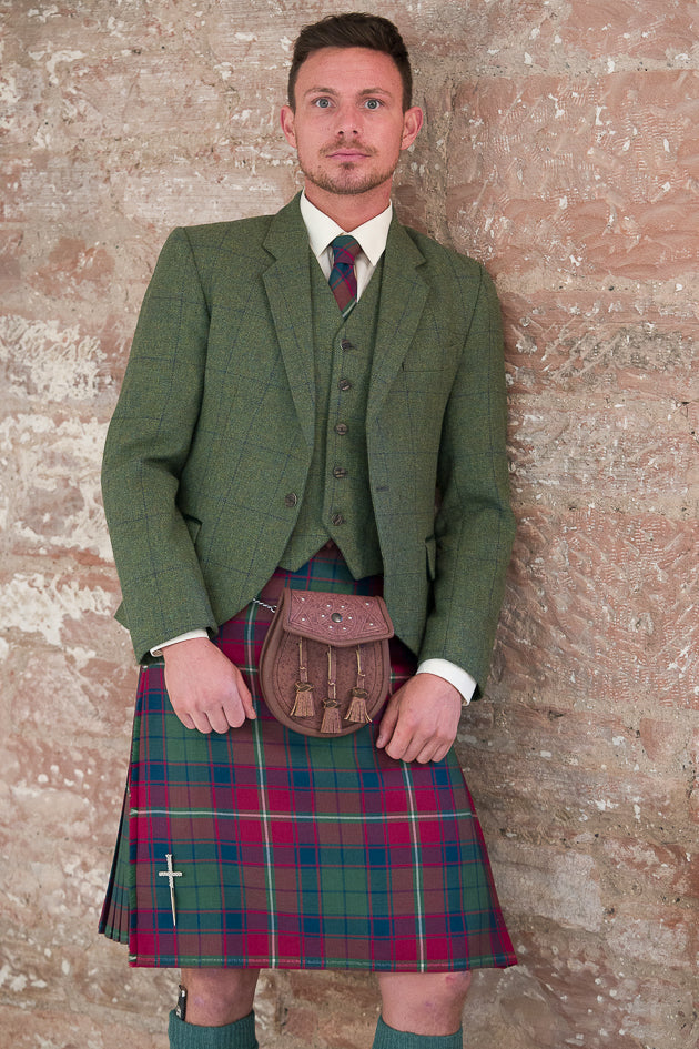 Muted Red Roxburgh tartan - mens kilts only