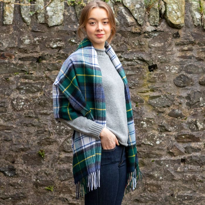 Bobbie Dress Gordon Tartan Lambswool Stole