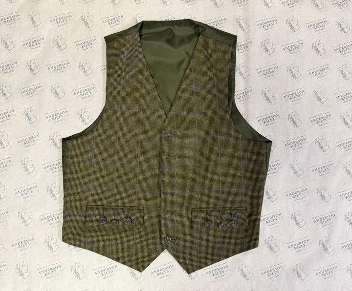 NEW 5 Button Argyll Waistcoat  - 42 Long