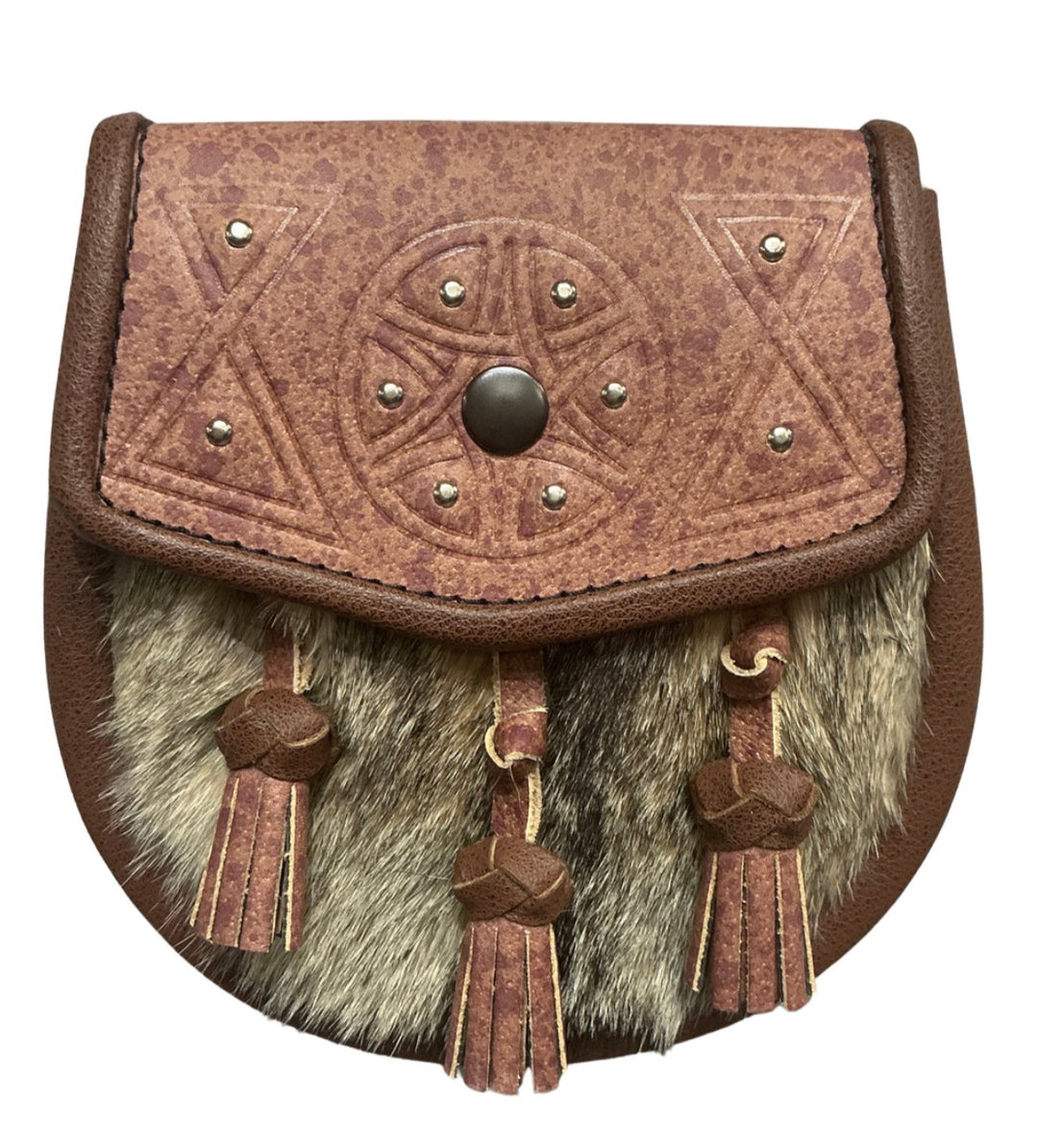 BT-S Khaki Fox Semi Dress Sporran