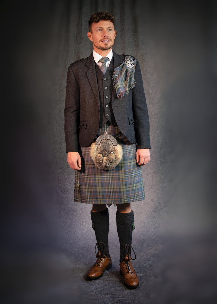 Charcoal crail kilt hire outfit - MODERN CRAIL COLLECTION