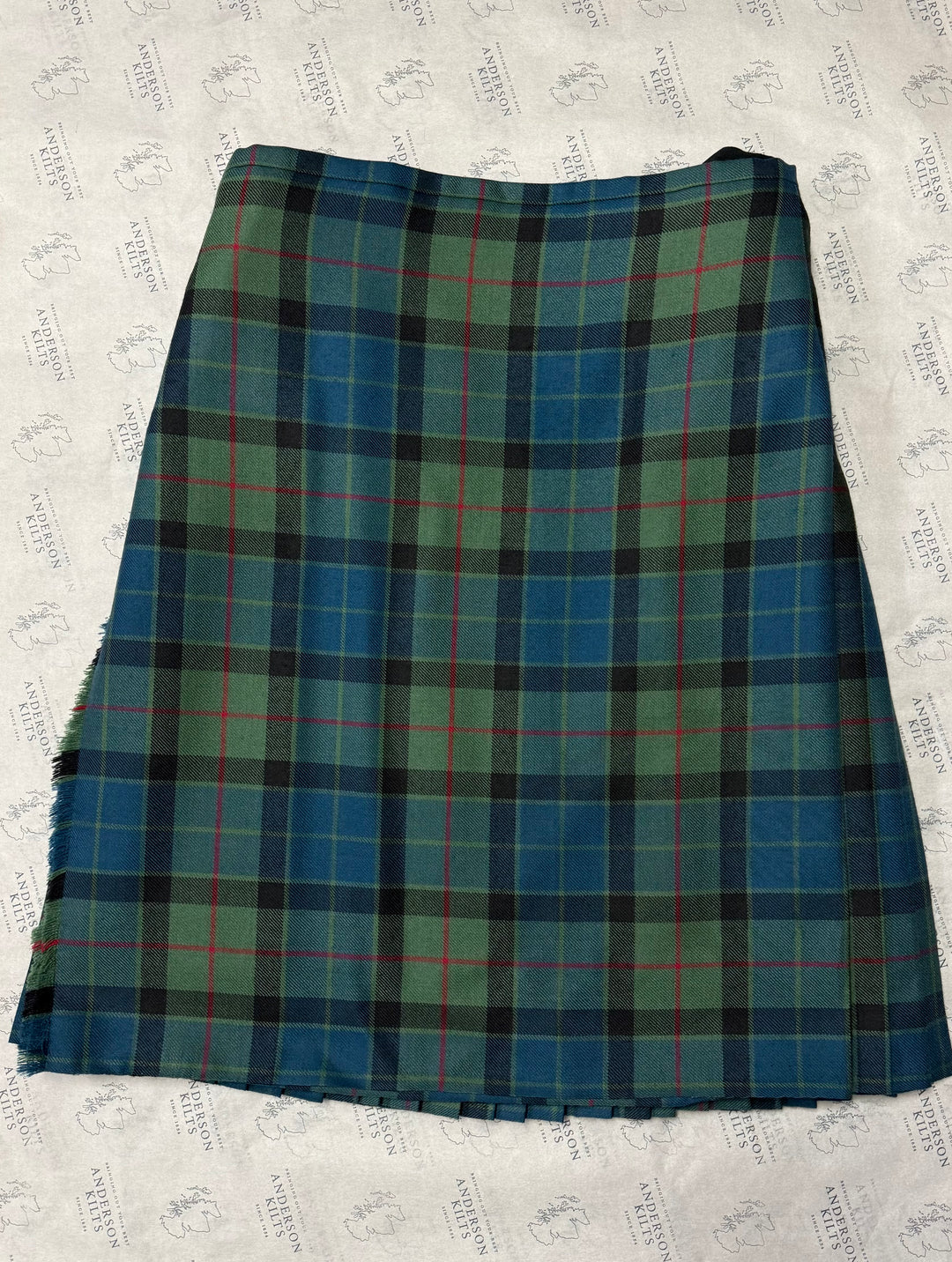 Muted Gunn 8 Yard Kilt - 32 waist x 25 Long