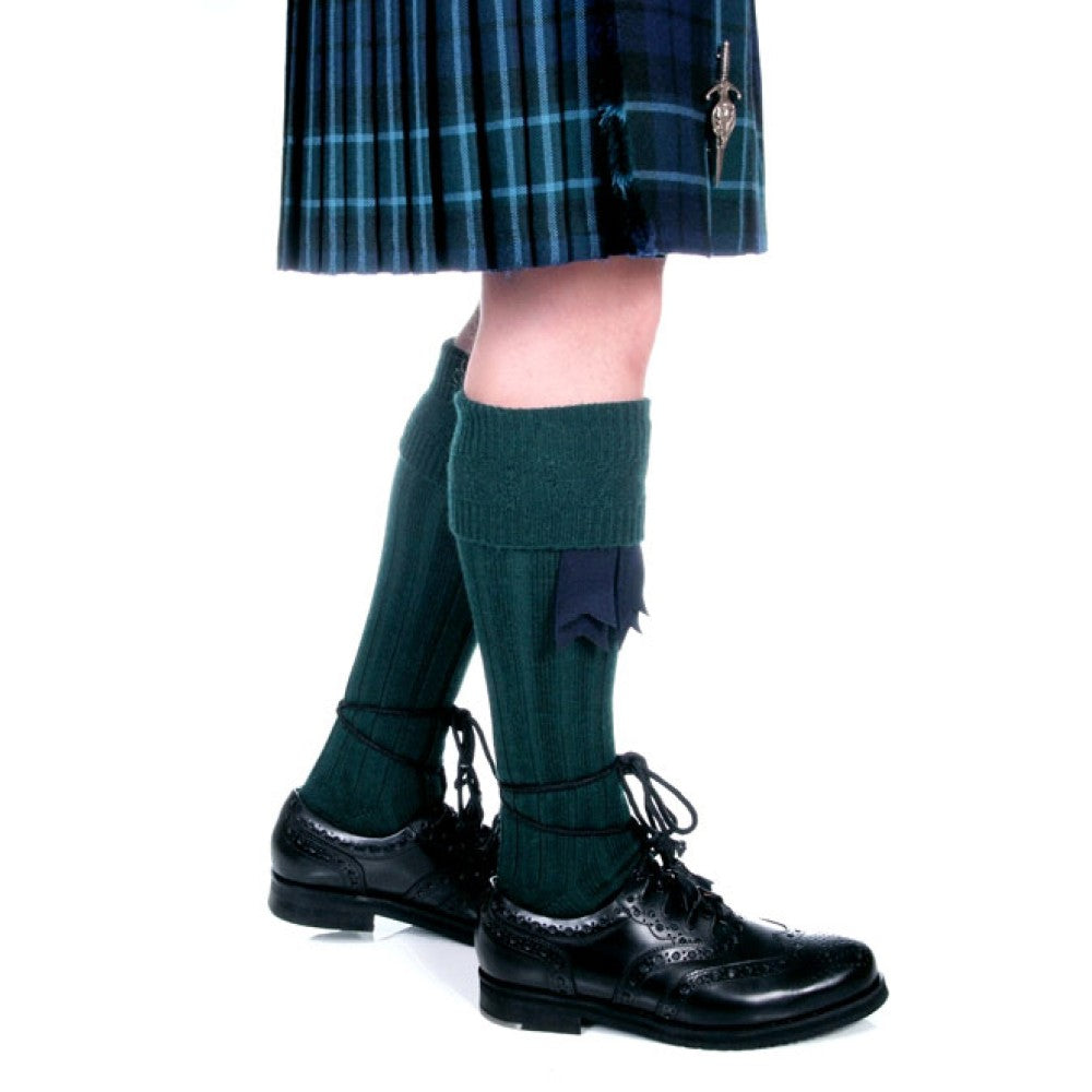 Kilt Socks - Bottle Green