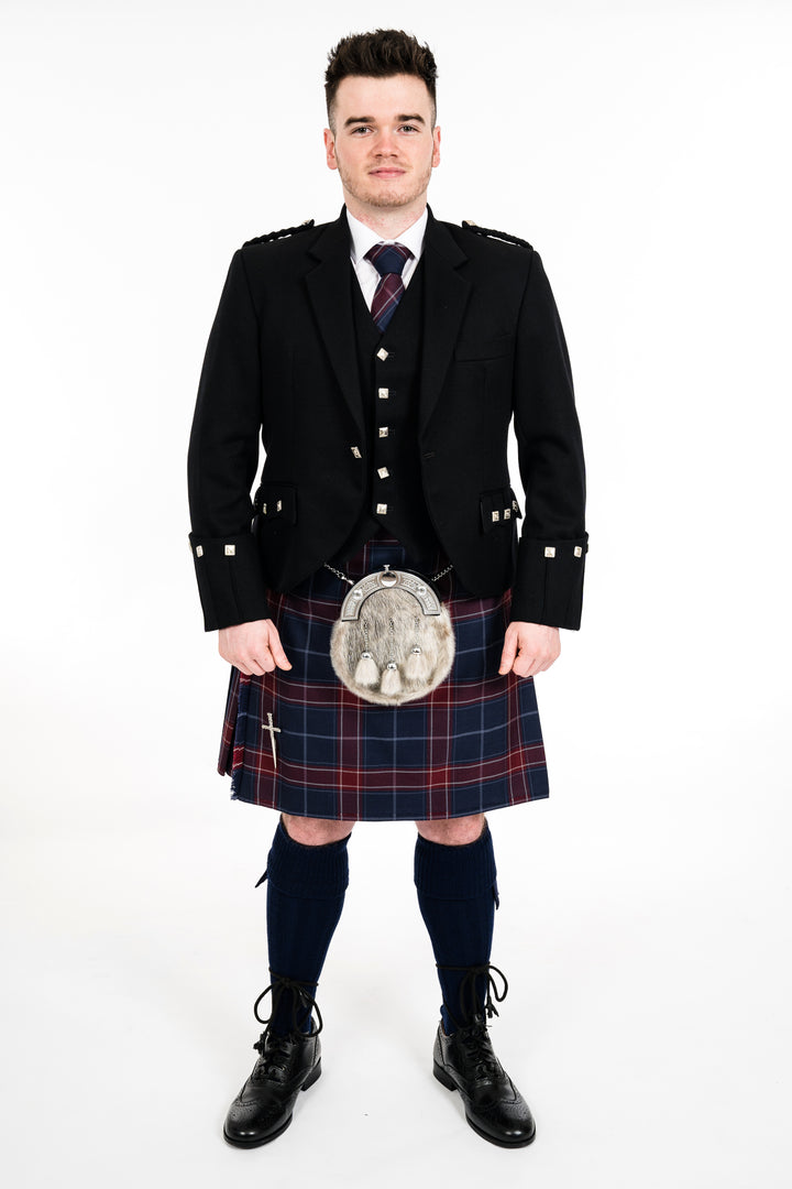 Modern Queen of the South tartan - men and boys kilts and mens trews to hire