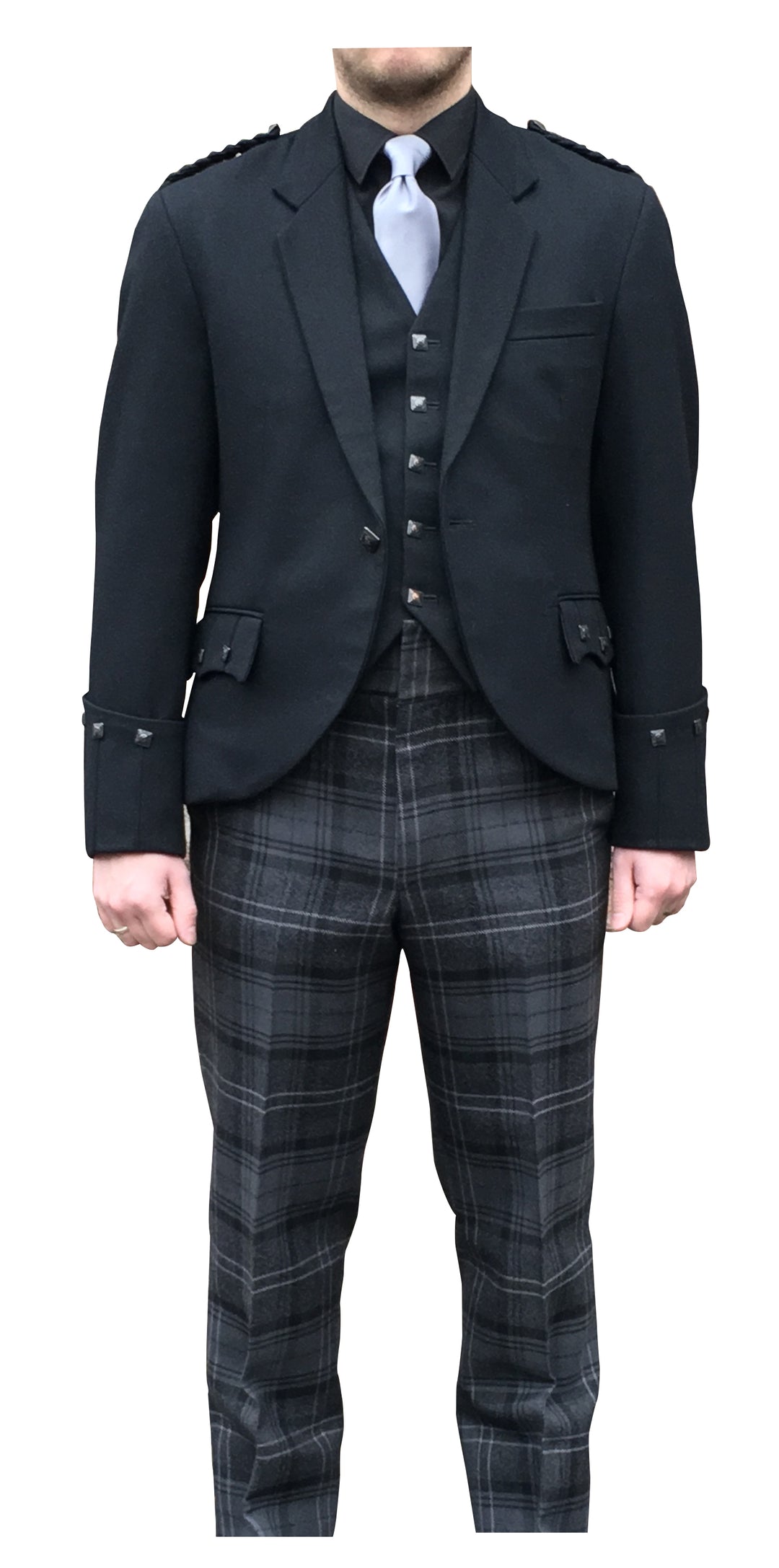 Highland Granite tartan trousers (ex-hire)