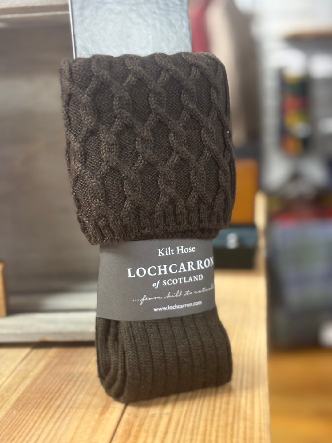 Merino Wool Kilt Hose - Brown