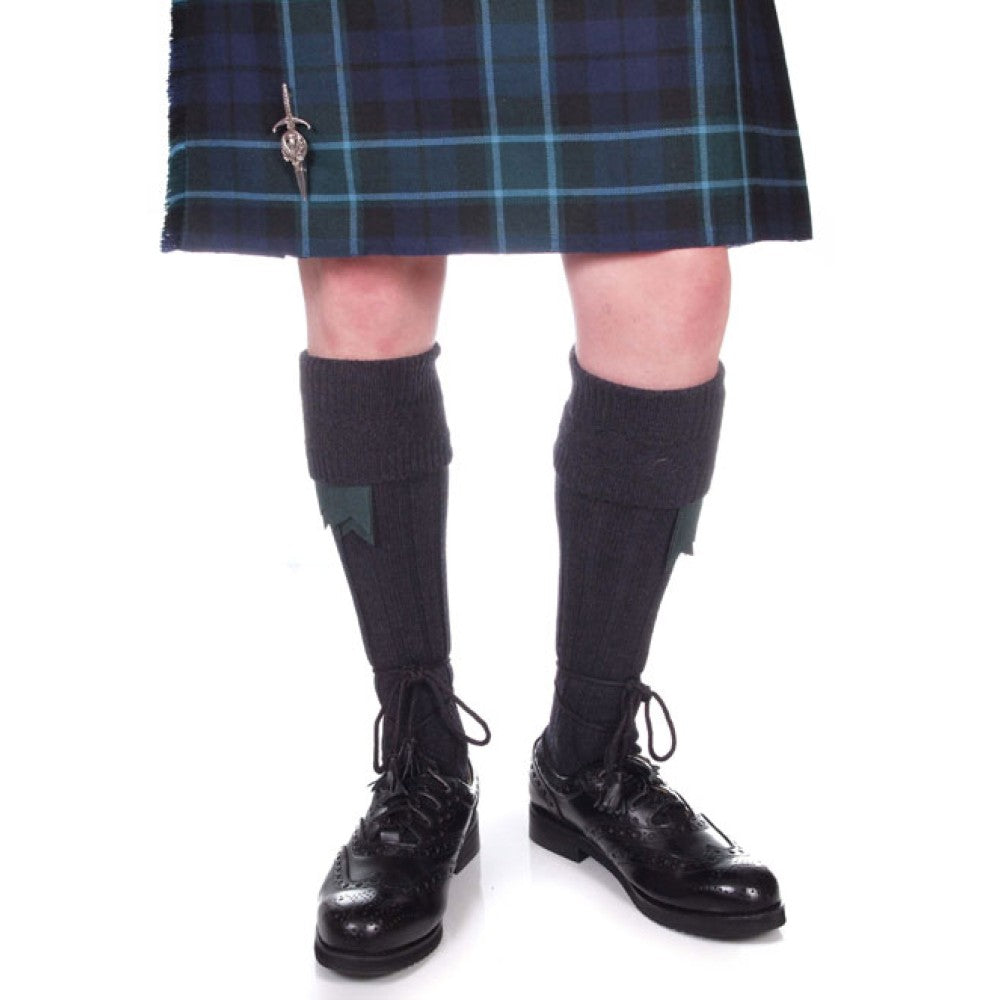 Kilt Socks - Charcoal Grey