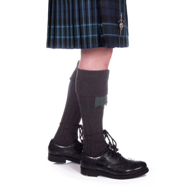 Kilt Socks - Charcoal Grey