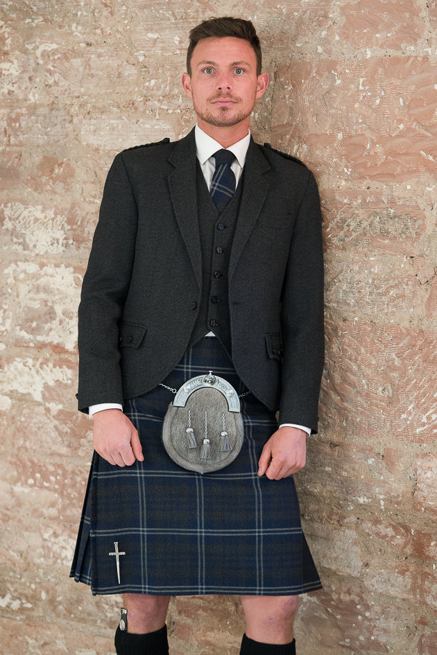 Charcoal crail kilt hire outfit - MODERN CRAIL COLLECTION