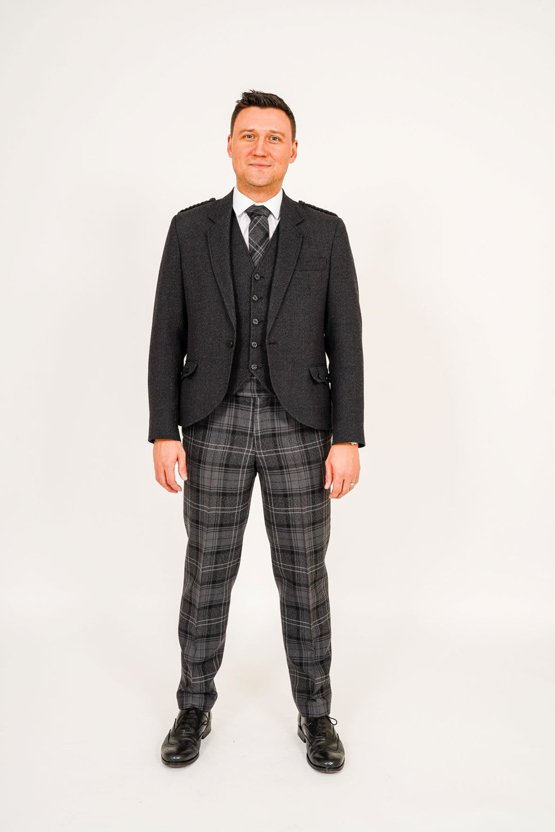 Highland Granite Tartan Trews hire outfit