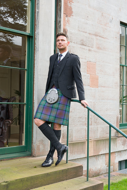 Charcoal crail kilt hire outfit - MODERN CRAIL COLLECTION