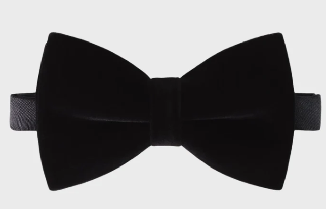 Black Velvet Bow Tie