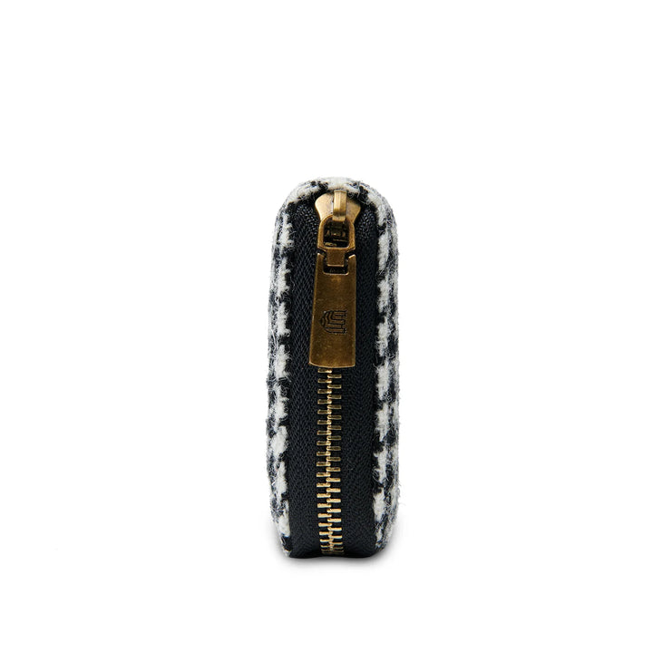 Long Zip Dogtooth Purse