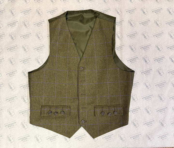 NEW 5 Button Argyll Waistcoat  - 42 Long