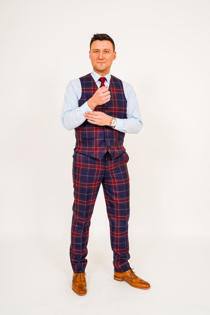 Queen of the South Tartan Trews hire outfit