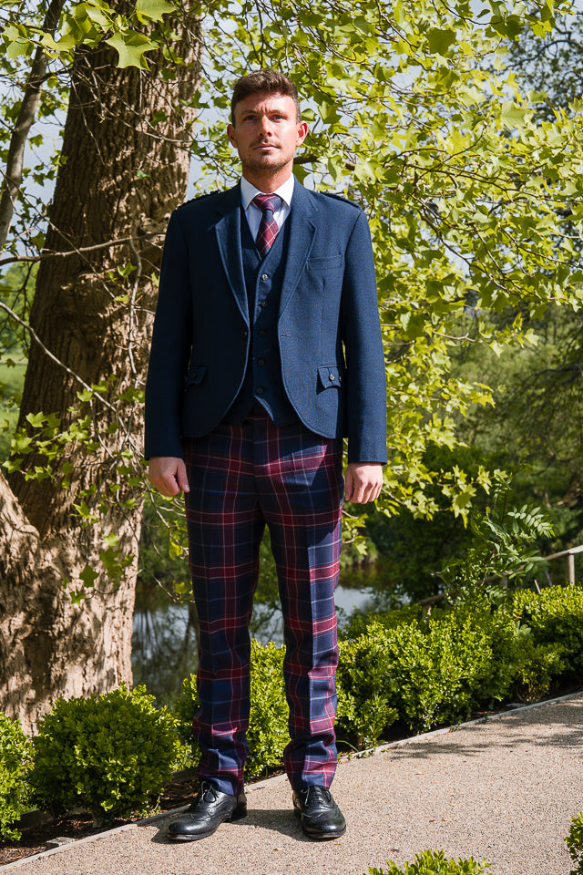 Queen of the South tartan trousers (ex-hire)