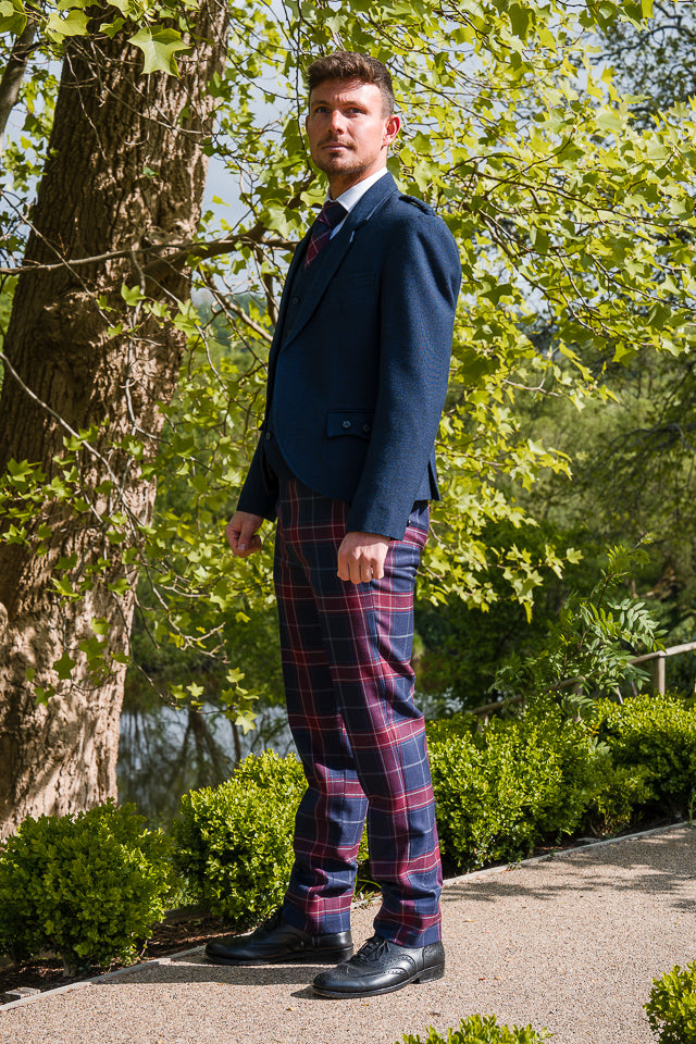 Modern Queen of the South tartan - men and boys kilts and mens trews to hire