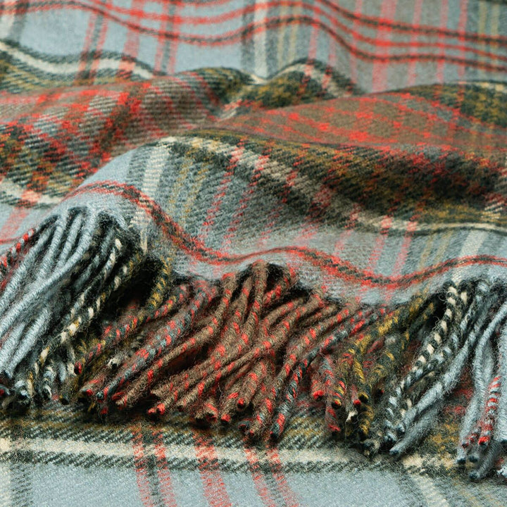 Georgia Anderson Weathered Tartan Lambswool Poncho