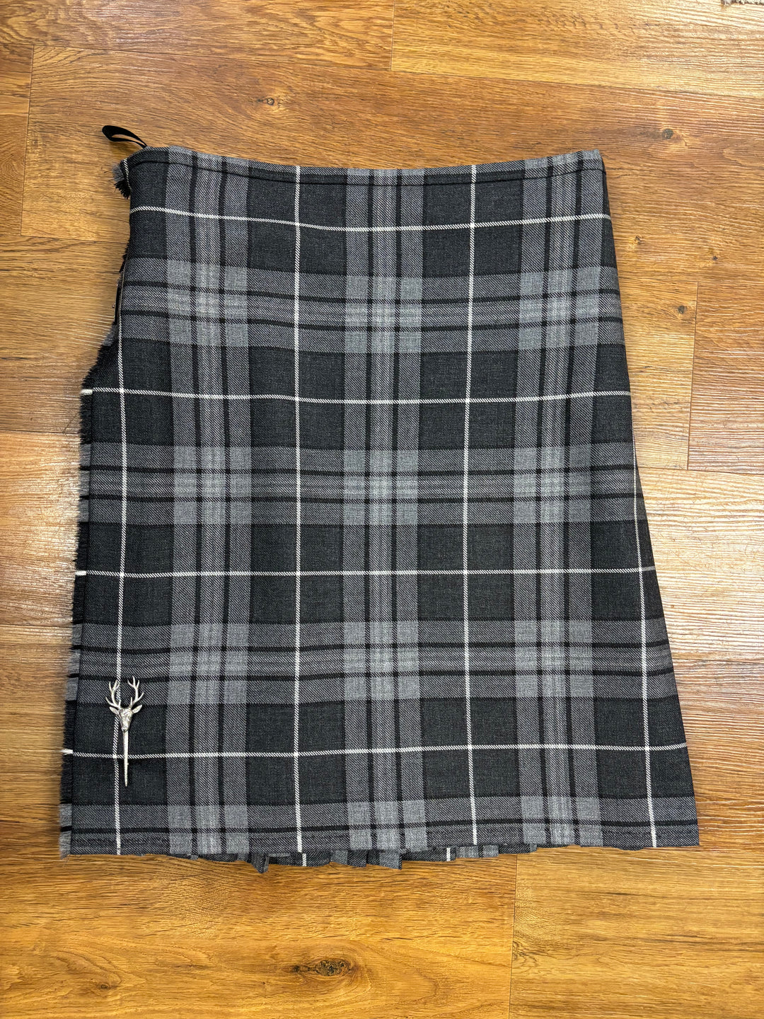 *Ex-Display* Hebridean Granite Tartan Kilt - 34" x 24.5"