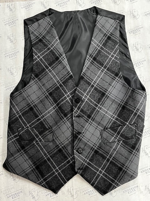 NEW Highland Granite Tartan  Waistcoat - 42 Reg