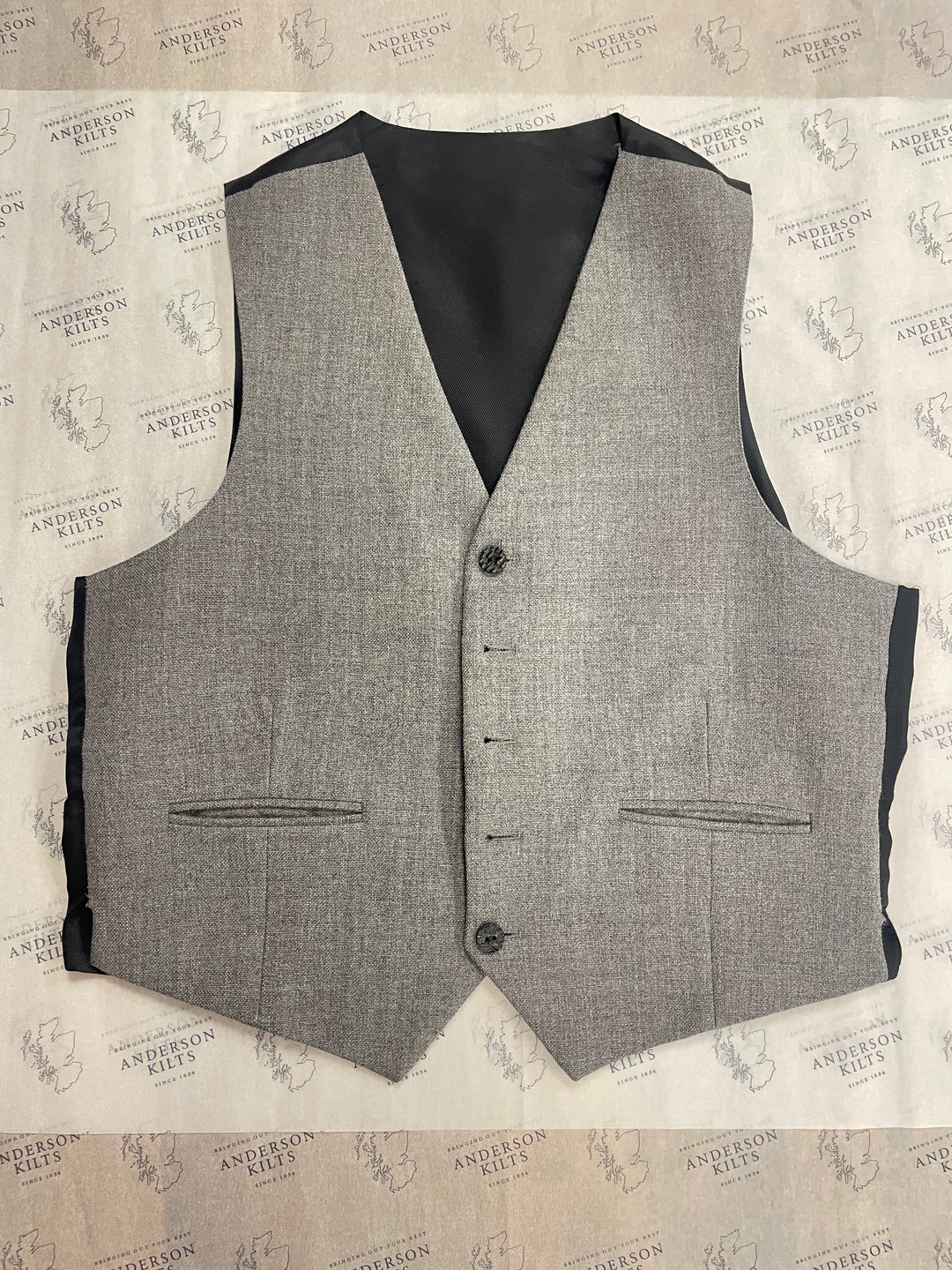 NEW Light Grey Waistcoat  - 40 Reg