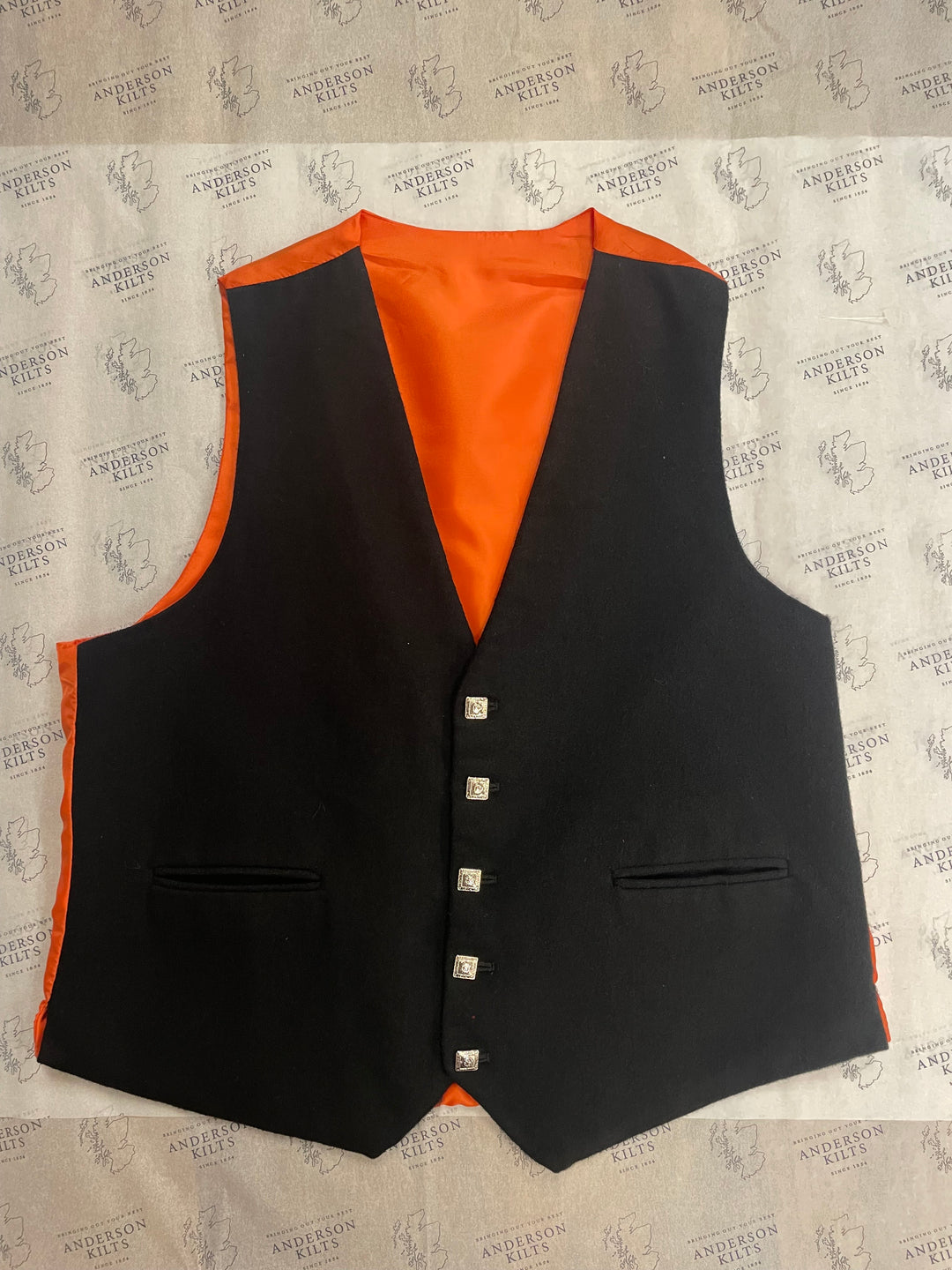 NEW 5 Button Argyll Waistcoat  - 42 Reg