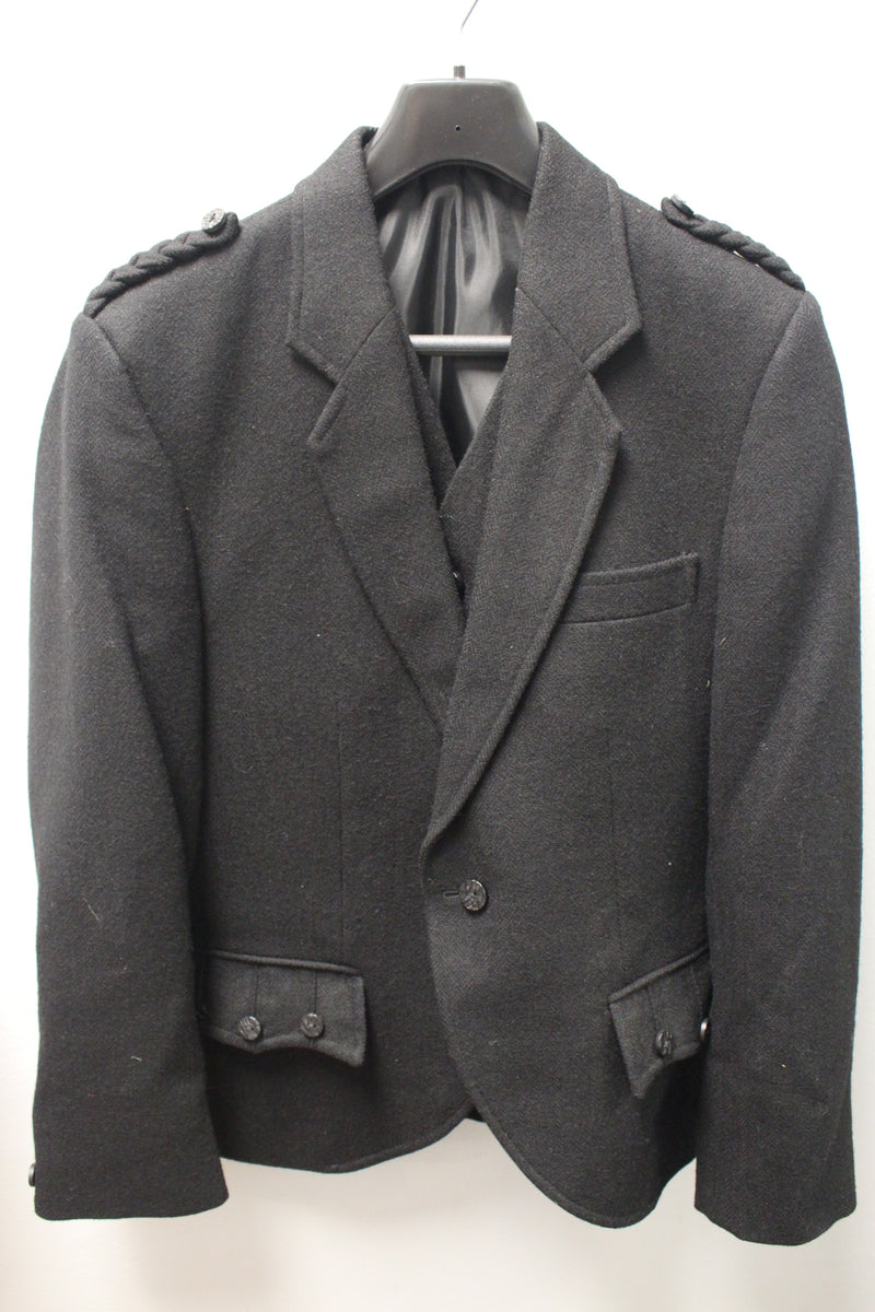 Black Tweed Crail Jacket & waistcoat
