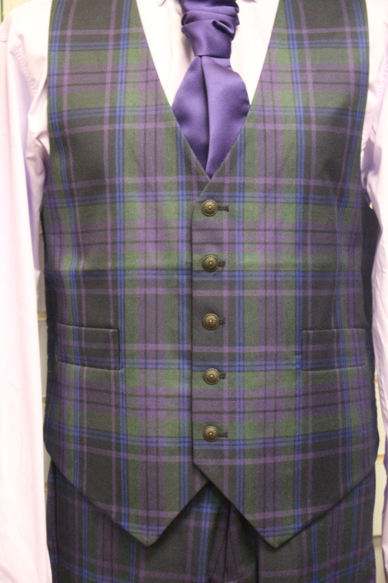 Spirit of Scotland tartan waistcoat
