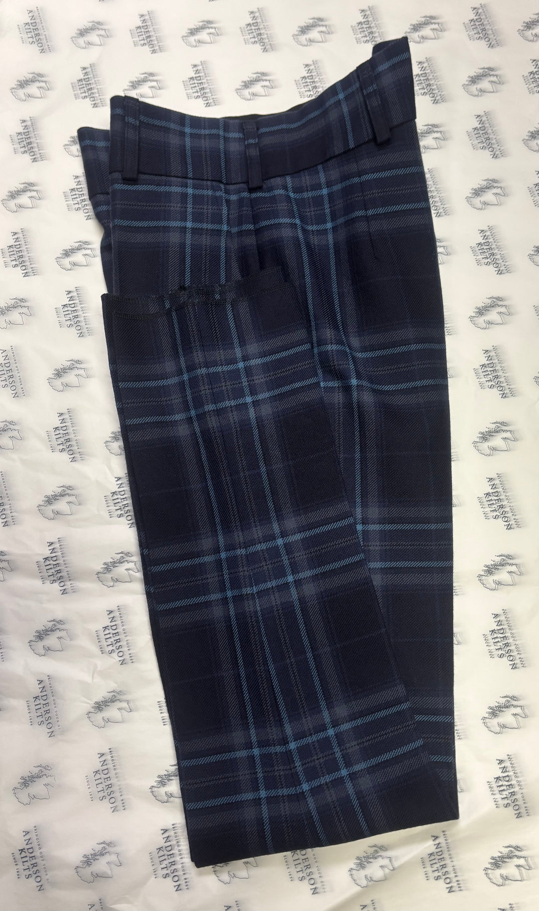 Kintyre Storm Tartan Trews - discounted hire stock