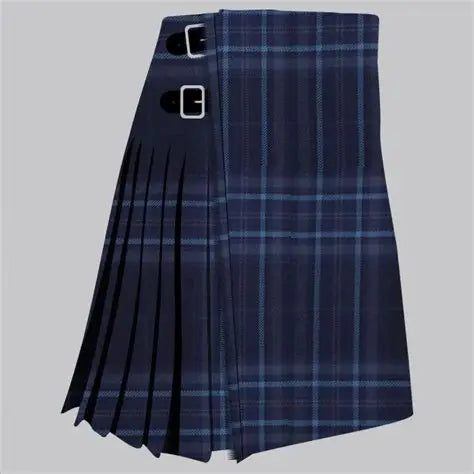 Kintyre Storm tartan 8 yard kilt - ex display