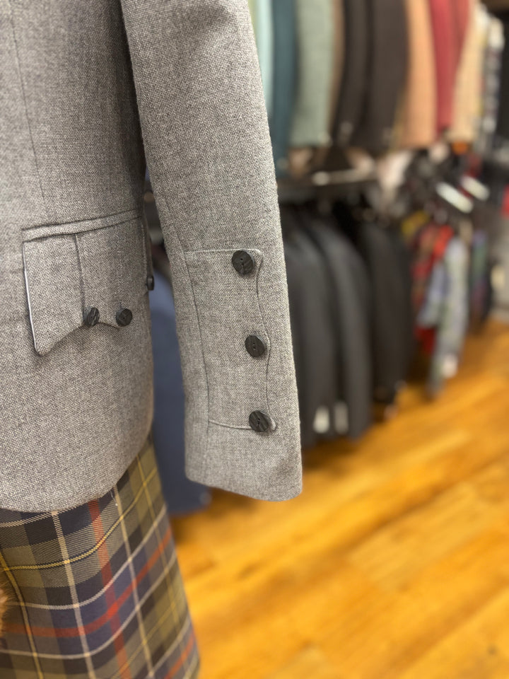 Light Grey Arrochar Crail Jacket & Waistcoat - discounted hire stock