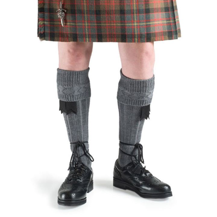 Kilt Socks - Light Grey
