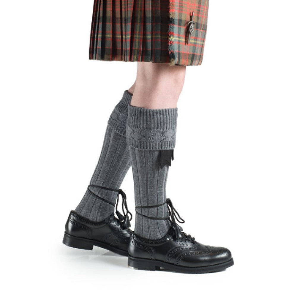 Kilt Socks - Light Grey