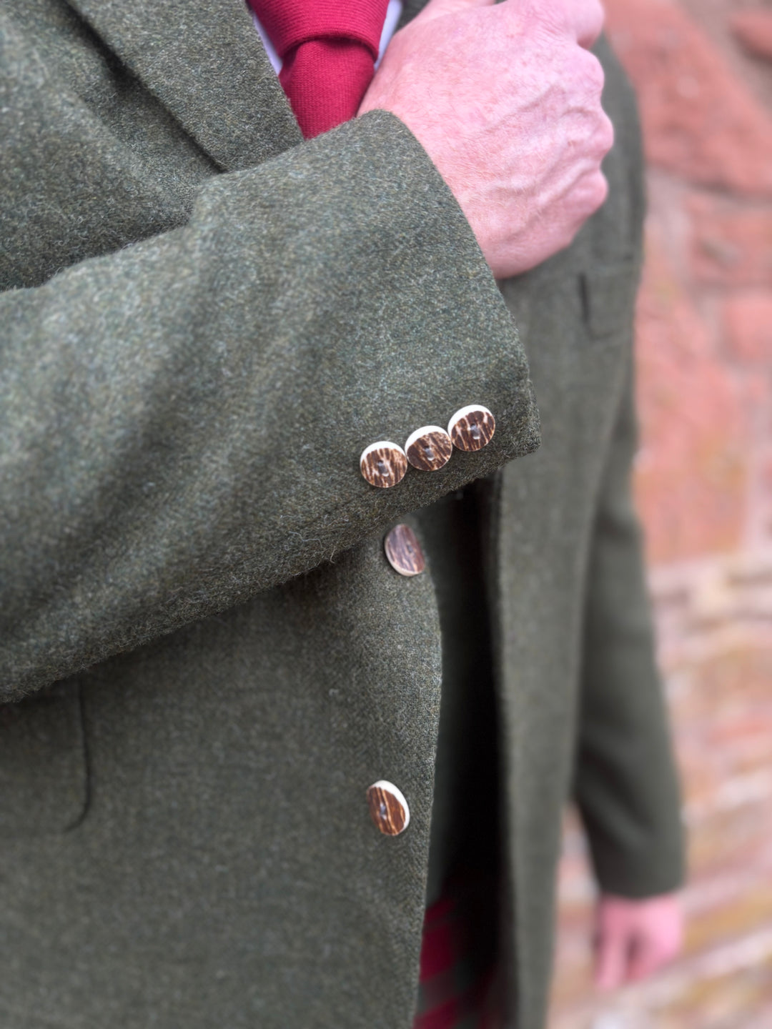 Lovat Green Jacket & Waistcoat - discounted hire stock