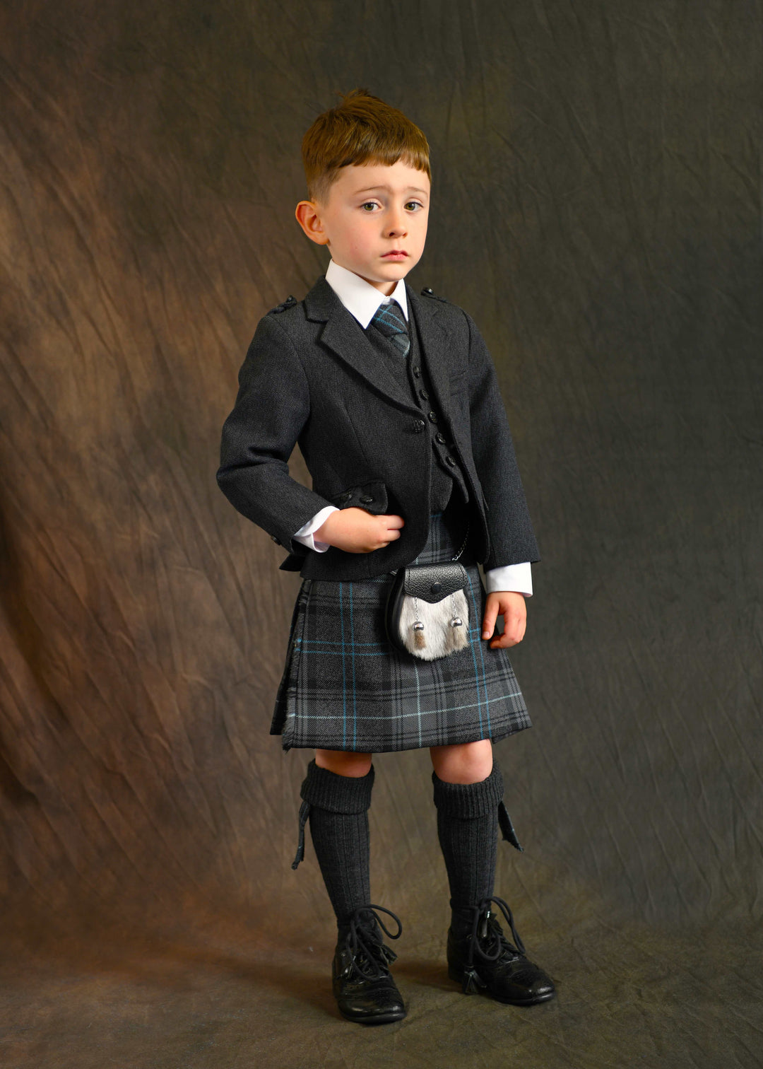 Boys Charcoal Crail Outfit