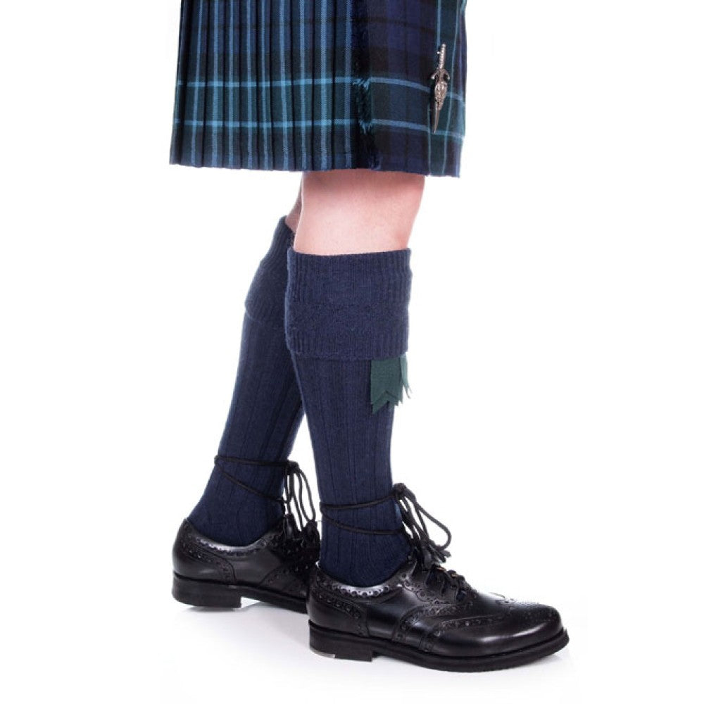 Kilt Socks - Navy Blue