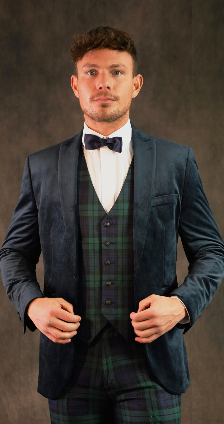 Velvet dinner jacket