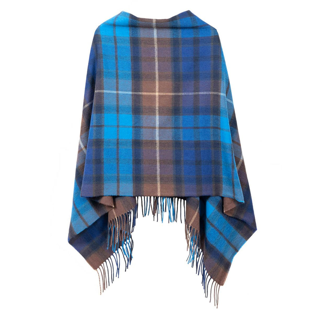 Georgia Buchanan Blue Lambswool Poncho