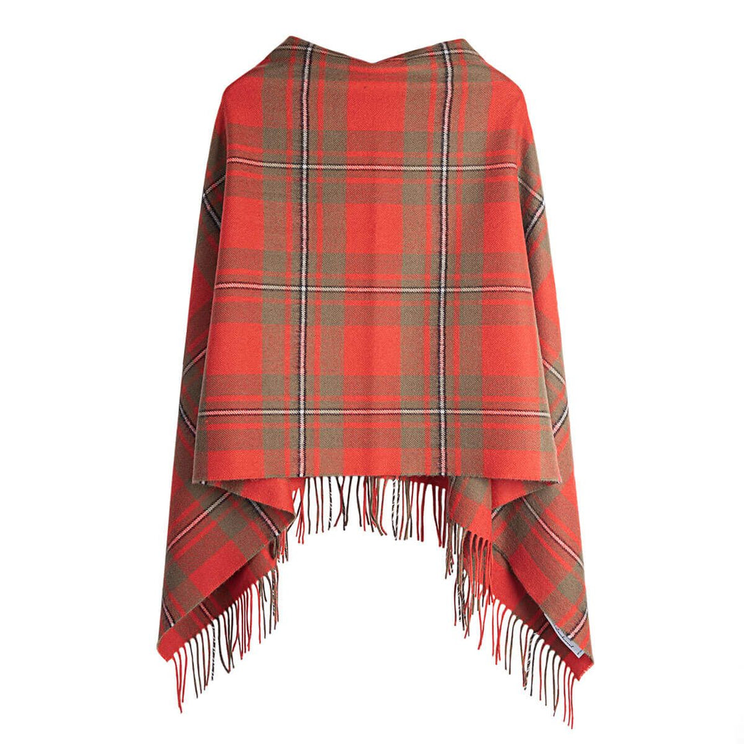 Georgia MacGregor Weathered Tartan Lambswool Poncho