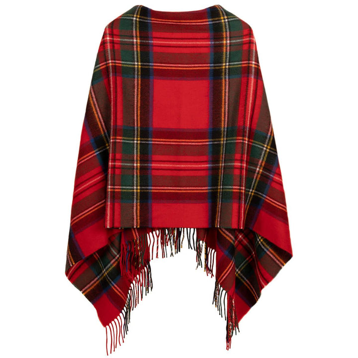 Georgia Royal Stewart Modern Lambswool Poncho