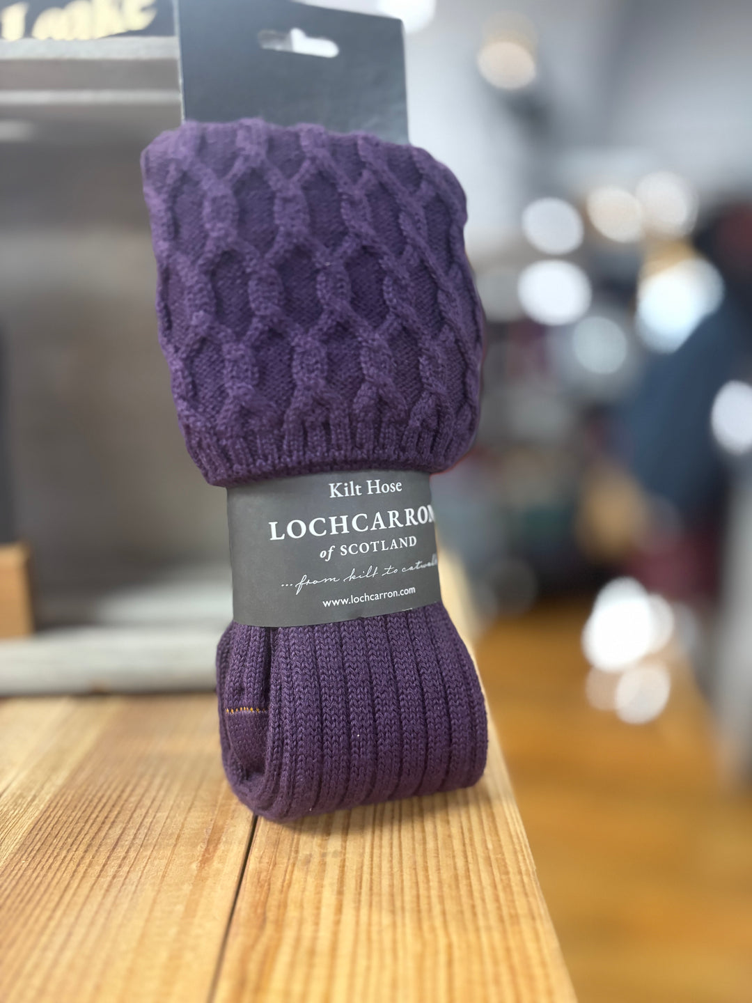 Merino Wool Kilt Hose - Purple