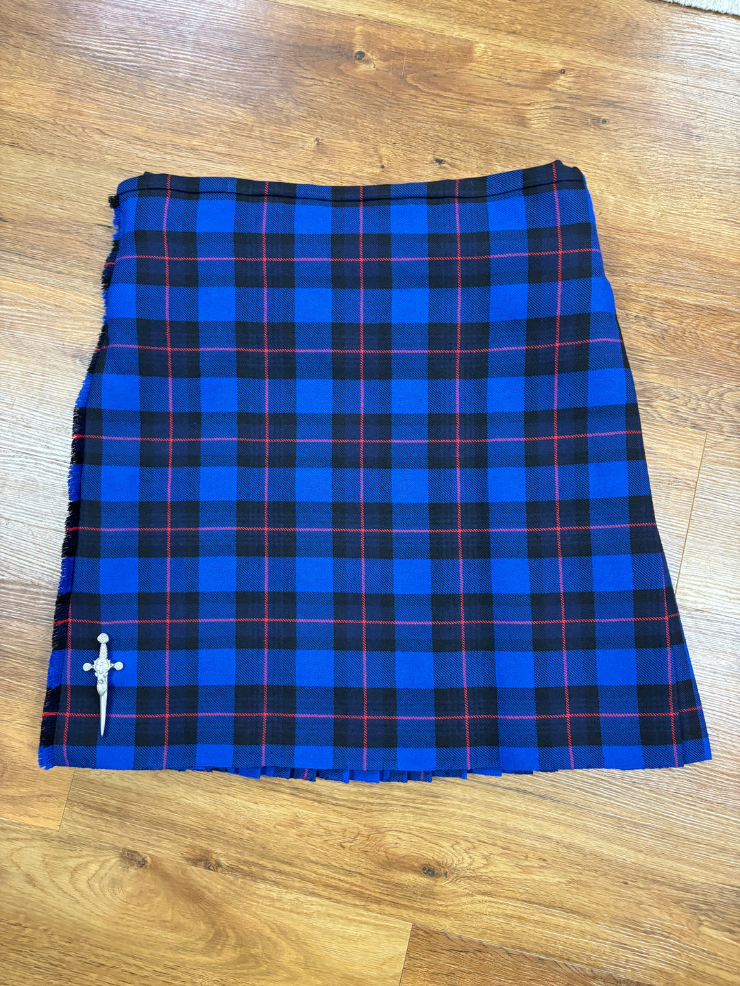 *USED* Rangers FC Tartan Kilt 38 Short