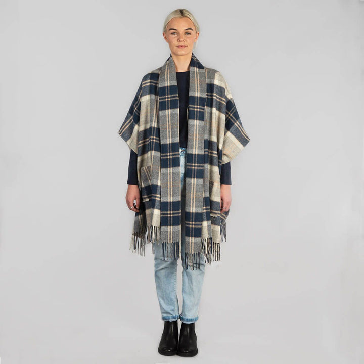 Robyn Bannockbane Grey Tartan Lambswool Jacket