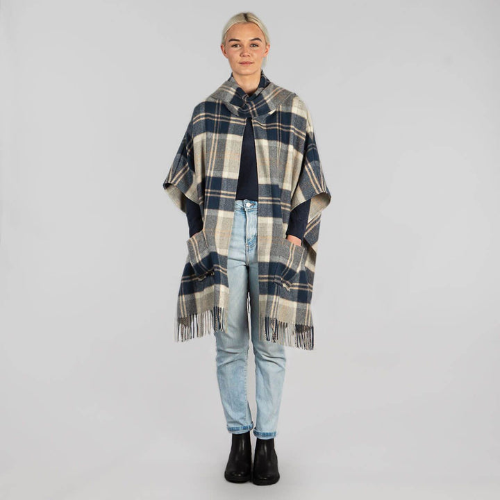 Robyn Bannockbane Grey Tartan Lambswool Jacket