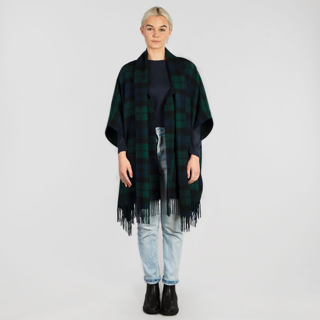 Robyn Black Watch Modern Tartan Lambswool Jacket